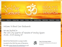 Tablet Screenshot of iyengaryogananaimo.com